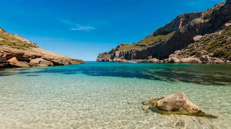 Cala Figuera · Pollença, Mallorca — vue depuis un llaüt de Blauxell